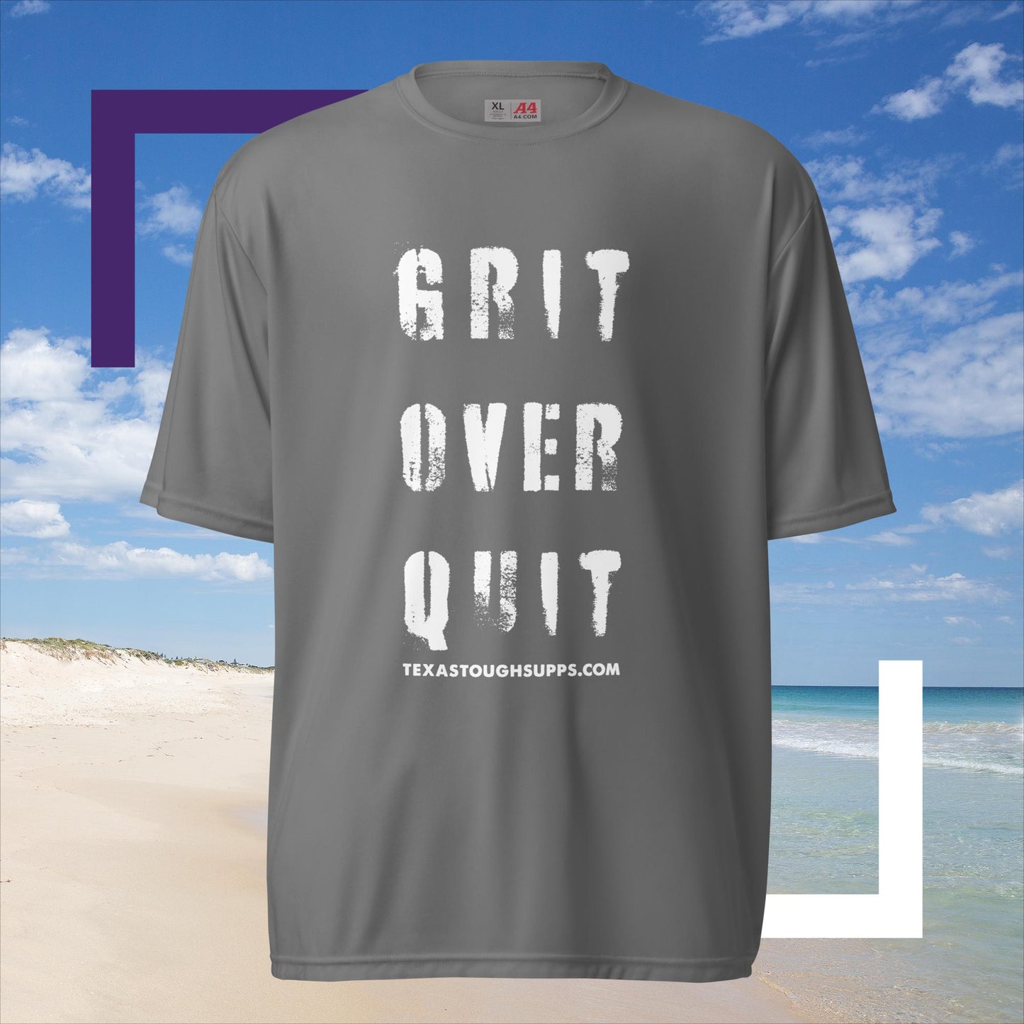 Grit Over Quit Athletic Shirt