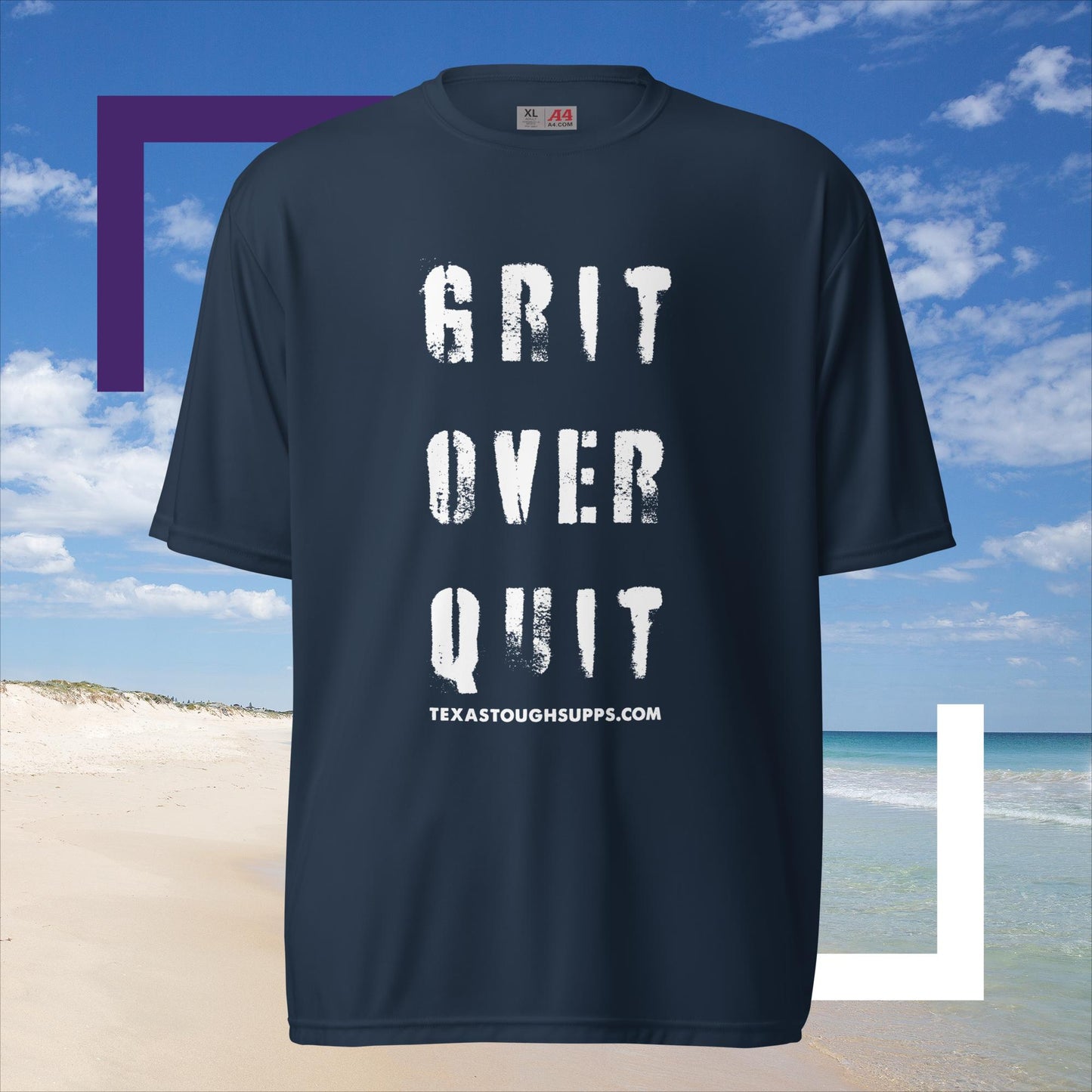 Grit Over Quit Athletic Shirt