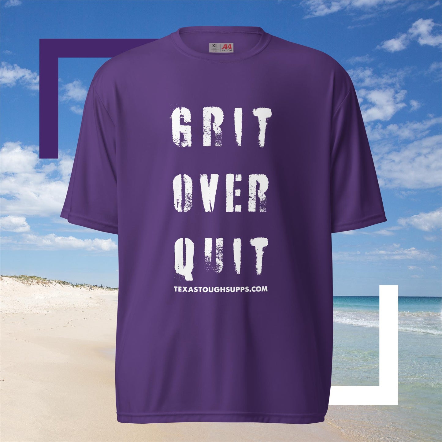 Grit Over Quit Athletic Shirt